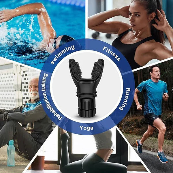 Breathing Trainer Respirator Fitness Equipment Exercise Lung Face